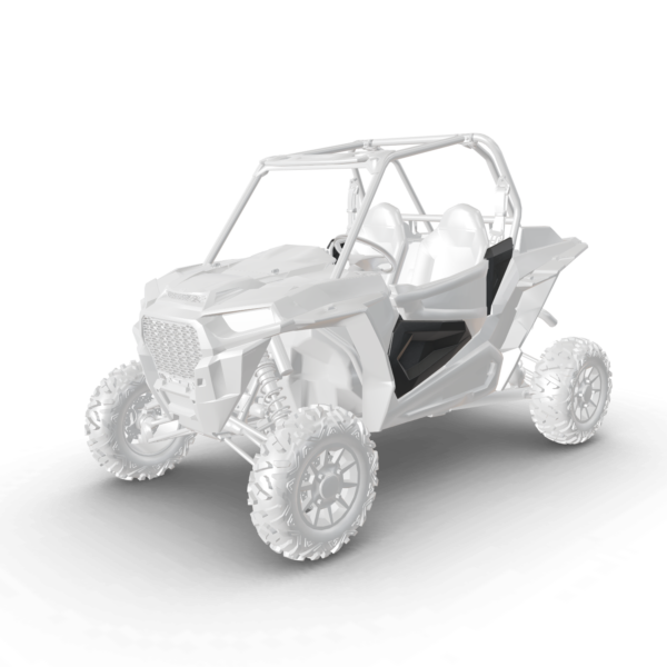 Lower Door Inserts for RZR XP 1000, S 900 & Turbo S, Front, Plastic, Set of 2