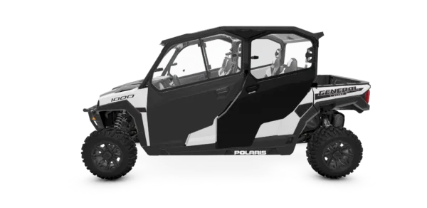 Hinged Window Premium Full Doors for GENERAL, Rear, Poly, Set of 2