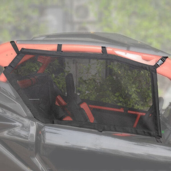 Can-Am Maverick X3 / Maverick X3 Max One Pair Upper Door Window Black Protective Net by Kemimoto